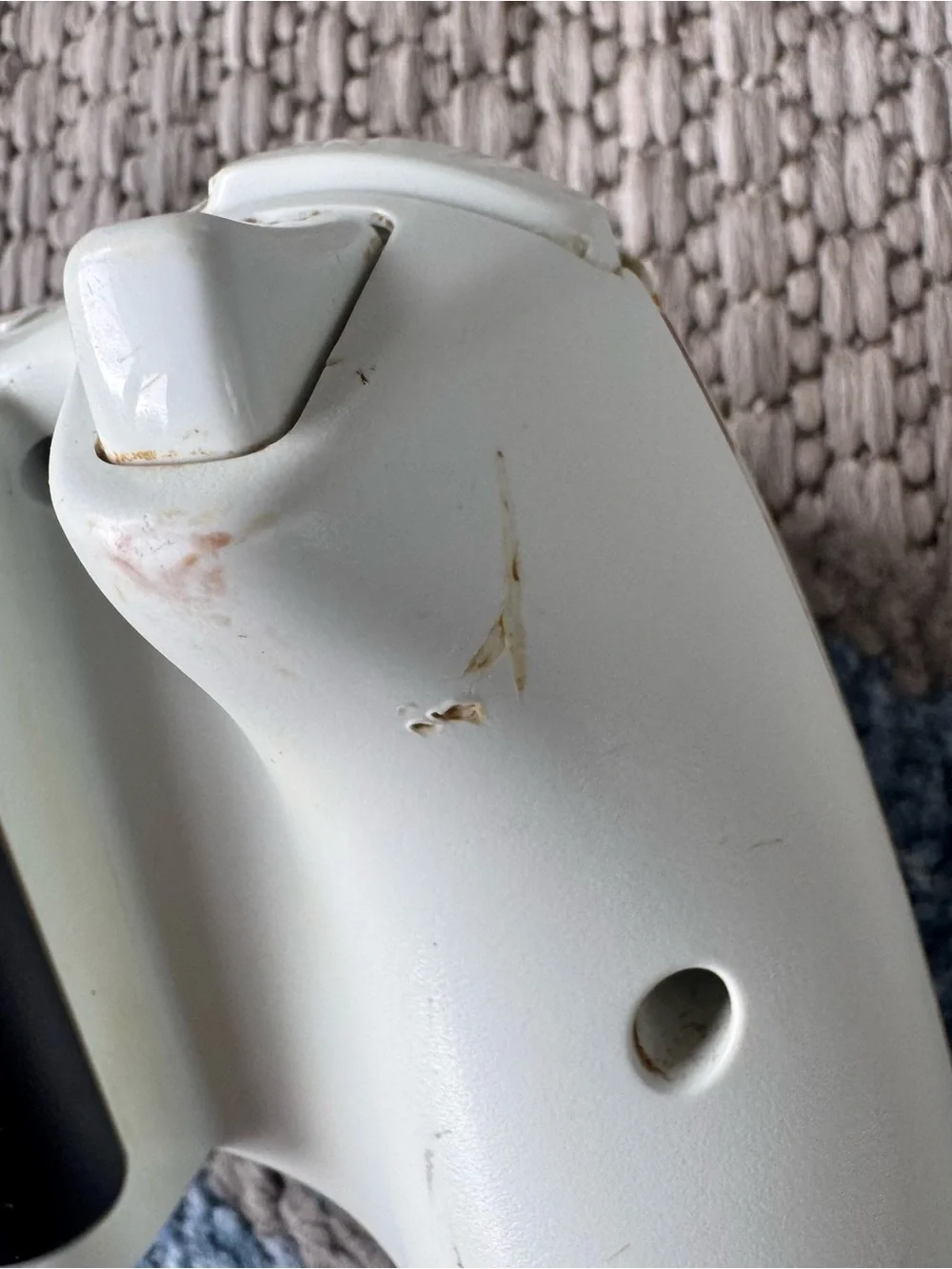 OEM Microsoft Xbox 360 Wireless Controller White & Grey Battery